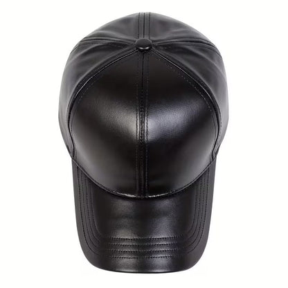 Faux Leather Snapback – Stylish Cap