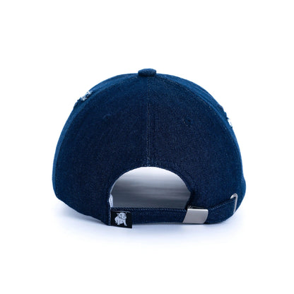 Distressed Denim Cap – Vintage Washed Streetwear Baseball Hat
